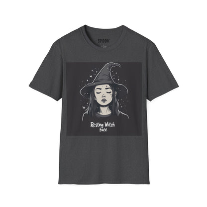 Resting Witch Face Halloween Unisex T-Shirt