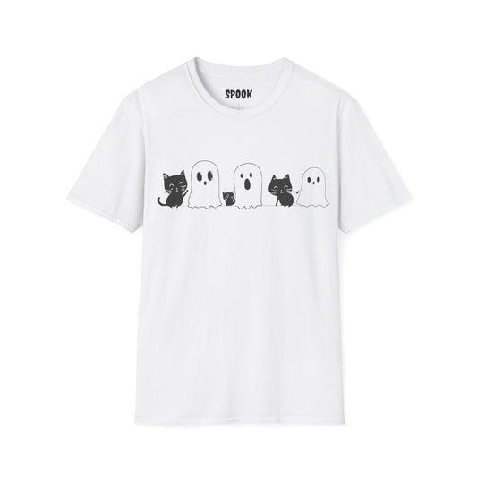 Cats&Ghosts Halloween Unisex T-Shirt