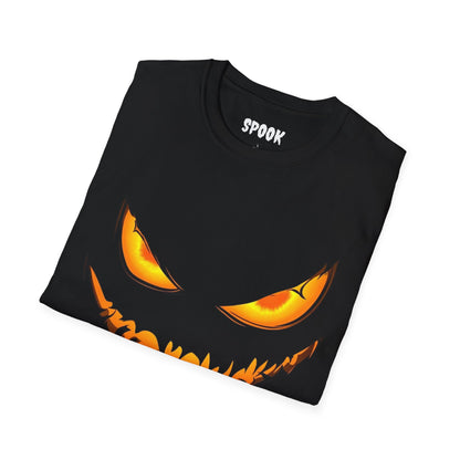 Pumpkin Smirk Halloween Unisex T-Shirt