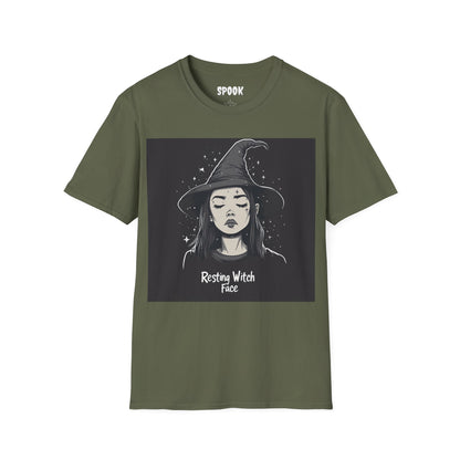 Resting Witch Face Halloween Unisex T-Shirt