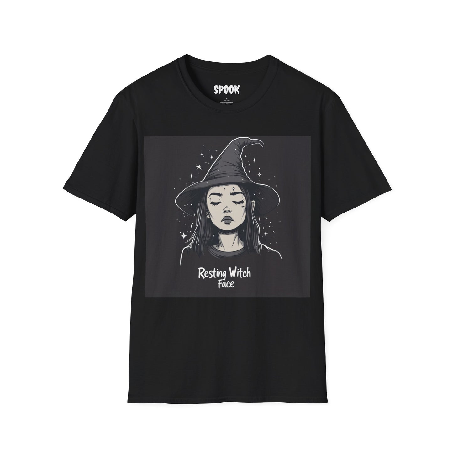 Resting Witch Face Halloween Unisex T-Shirt