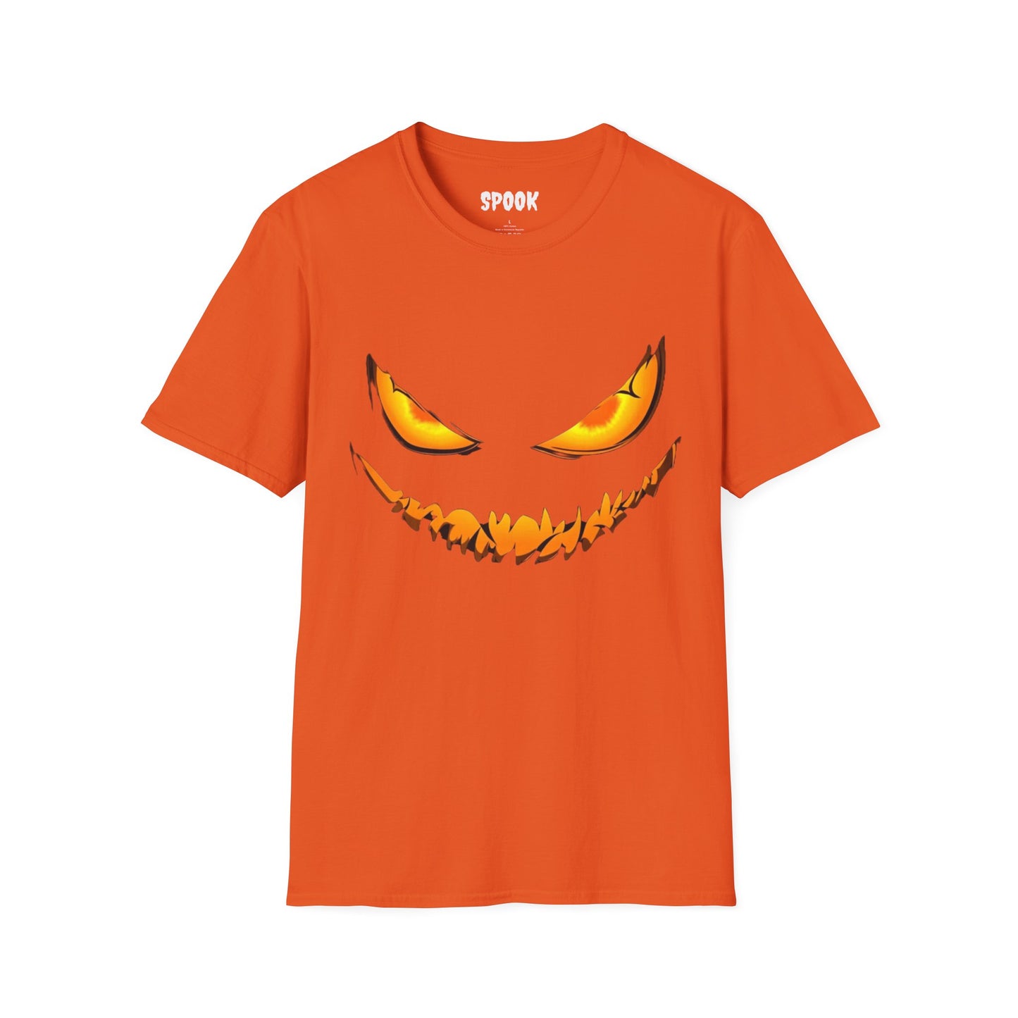 Pumpkin Smirk Halloween Unisex T-Shirt